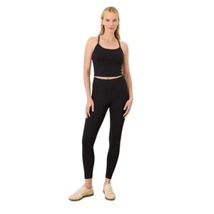 Pact Black High-Rise Leggings